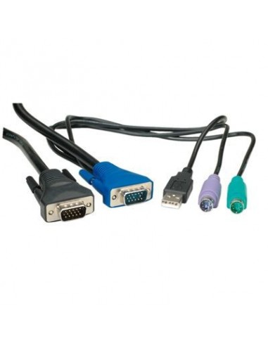 Roline Kabel do p. KVM do 14.01.3376/77 PC, PS/2+USB 1.8m