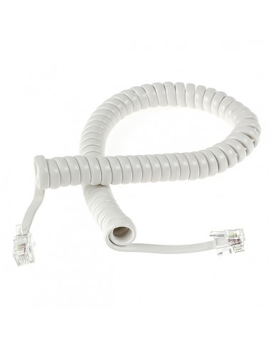 Spiralny przewód połączeniowy SP1-4/02 2,1 m (biały)