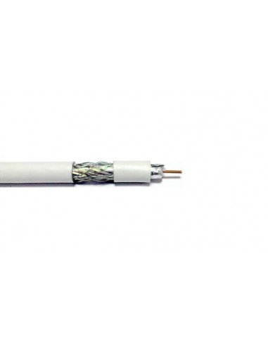Wave Cables Przewód koncentryczny RG6 Cu, biały, 100m