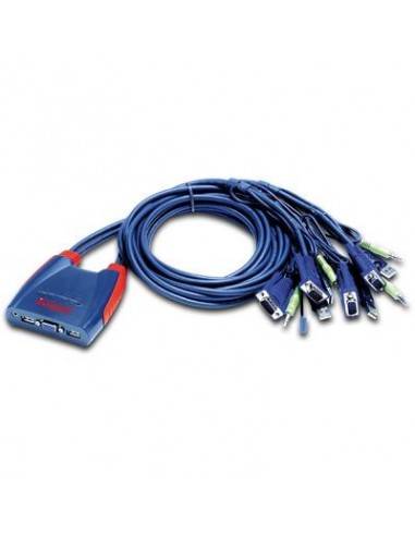 Roline Przełącznik KVM Star 1U/4PC USB/Audio