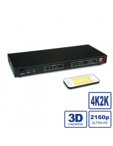ROLINE Przełącznik HDMI Matrix Switch, 4K2K, 4 x 2