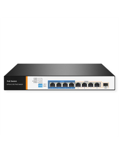 Przełącznik VALUE PoE+ 2.5 Gigabit Ethernet, 8 portów + uplink (SFP+)