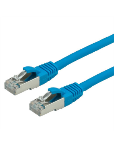 VALUE Kabel krosowy kat. 6 (klasa E) S/FTP (PiMF), LS0H, niebieski, 0,5 m