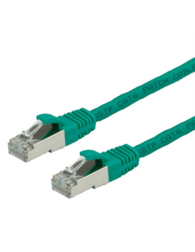 VALUE Kabel krosowy kat. 6 (klasa E) S/FTP (PiMF), LS0H, zielony, 1 m