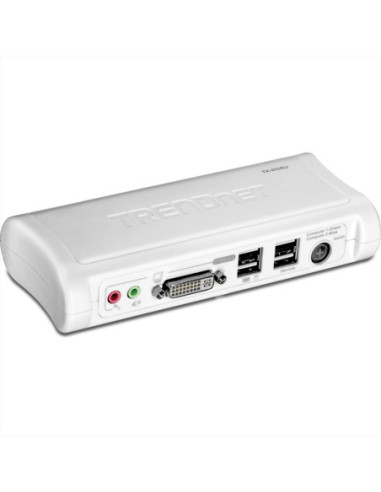 TRENDnet TK-204UK Przełącznik KVM 2-portowy DVI USB met audiokit
