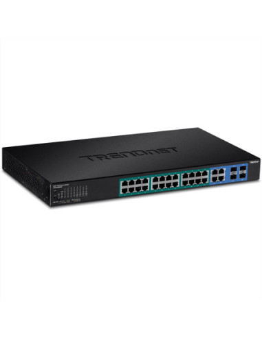 TRENDnet TPE-5028WS zarządzany Gigabit Ethernet (10/100/1000), Power-over-Ethernet (PoE), 1HE