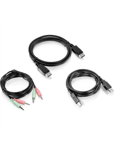 Zestaw kabli KVM TRENDnet TK-CP06 1,8 m DisplayPort USB Audio