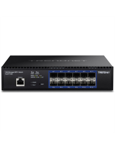 12-portowy przełącznik TRENDnet TL2-F7120, 10G Layer 2 Managed SFP+