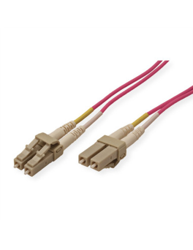 Wysokiej jakości kabel LWL-Kabel dupl. 50/125µm OM4 LC/LC, 7,5 m