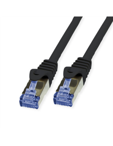 VALUE Zewnętrzny kabel krosowy Cat.6A (klasa EA) S/FTP (PiMF), kabel pełny, LSOH, czarny, 20 m