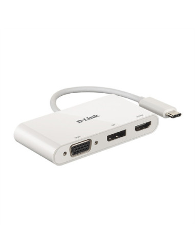 D-Link DUB-V310 3-portowy adapter USB-C z HDMI, Displayport, VGA