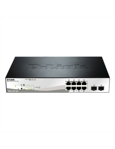 D-Link DGS-1210-10P 10-portowy przełącznik Web Smart Gigabit PoE