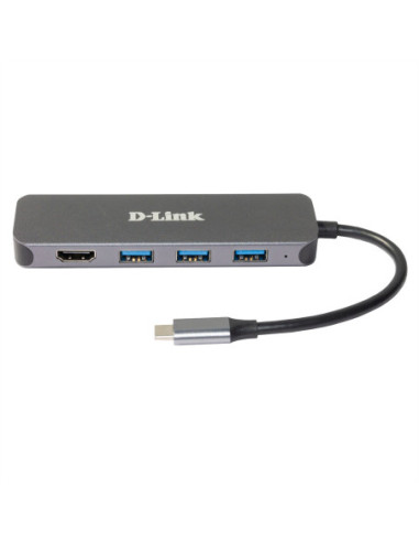 Koncentrator D-Link DUB-2333 5 w 1 USB-C z HDMI/zasilaniem