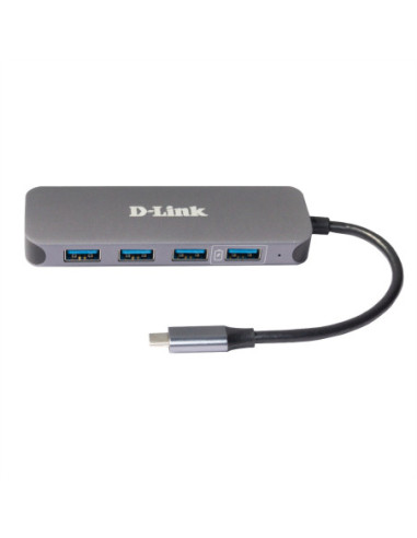 D-Link DUB-2340 USB-C do 4-portowego koncentratora USB z funkcją Power Delivery