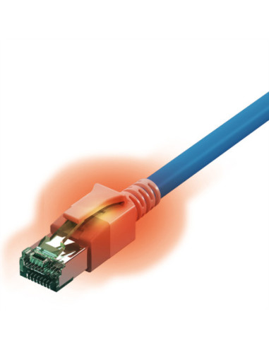 Kabel saCon S/FTP kat. 6A (klasa EA), LSOH, niebieski, 3 m