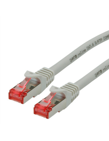 Kabel krosowy ROLINE Cat.6 S/FTP (PiMF), poziom komponentów, LSOH, szary, 7,5 m