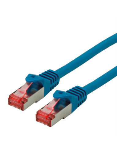 Kabel krosowy ROLINE Cat.6 S/FTP (PiMF), poziom komponentów, LSOH, niebieski, 1 m