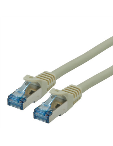 ROLINE Patch cable Cat.6A S/FTP (PiMF), Component Level, LSOH, szary, 1 m