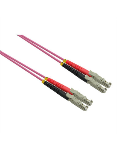 ROLINE kabel światłowodowy duplex 50/125µm OM4, LSH/LSH, LSOH, fioletowy, 1 m