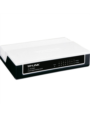 8-portowy przełącznik Gigabit Ethernet TP-LINK TL-SG1008D, Desktop