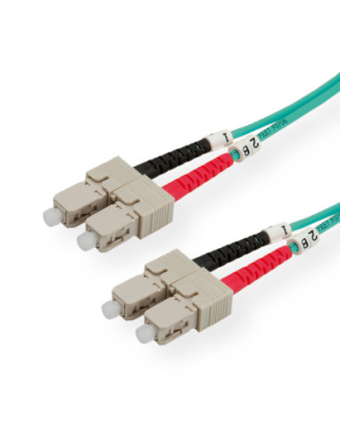Wysokiej jakości kabel LWL-Kabel dupl. 50/125µm OM3, SC/SC, 1m