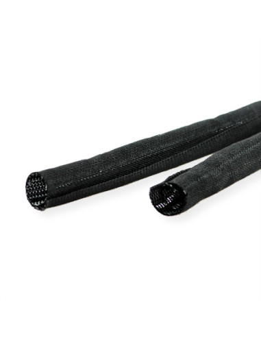 Wąż materiałowy SNAP VALUE do wiązania kabli, czarny, 25 m