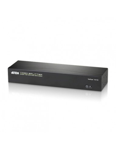 ATEN Video Splitter VGA 8-portowy z obsługą Audio + RS-232 VS0108