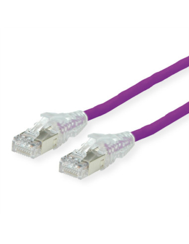 DÄTWYLER Kabel krosowy kat. 6A (klasa EA) S/FTP, CU 7702 flex LSOH, AMP v2, fioletowy, 3 m