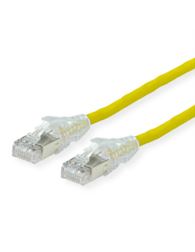 Kabel krosowy DÄTWYLER Cat.6A (Class EA) S/FTP, CU 7702 flex LSOH, AMP v2, żółty, 7,5 m