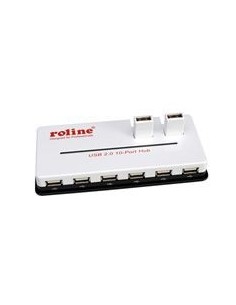 Roline Hub USB 2.0 10-portowy