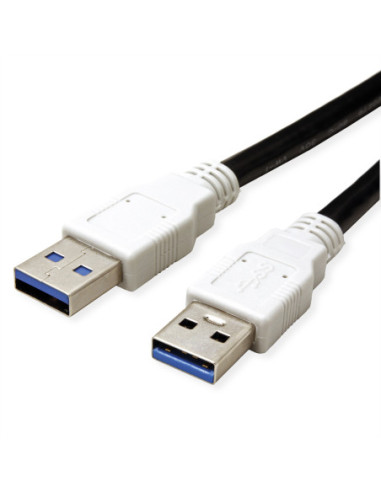 BACHMANN USB 3.2 Kabel A/A 1:1, zwart, 2 m