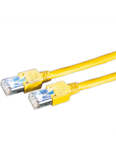 Kabel krosowy DÄTWYLER Cat.5e (klasa D) S/UTP, CU 5502 flex PVC, Hirose TM11, żółty, 2 m
