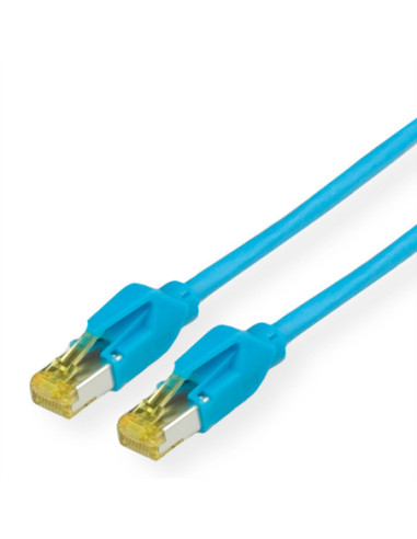 KERPEN Kabel krosowy Kat.6A (klasa EA) S/F, MegaLine F6-90, HiRose TM31, LS0H, niebieski, 2 m