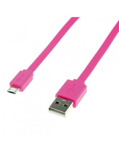 ROLINE Kabel USB 2.0 USB typ A- micro USB typ B różowy 1.0m