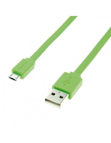 ROLINE Kabel USB 2.0 USB typ A- micro USB typ B green 1.0m