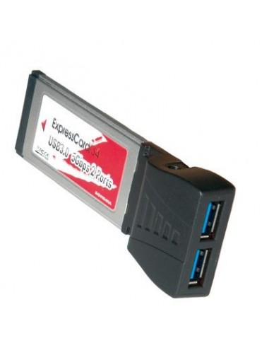 ROLINE ExpressCard/34, 2x USB 3.0, 5.0 Gbit/s