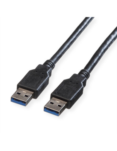 Kabel ROLINE USB 3.2 Gen 1, typ A-A, czarny, 1,8 m