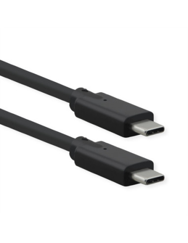 Kabel ROLINE USB 3.2 Gen 2x2, PD 20V5A, Emark, C-C, M/M, 20 Gb/s, zwart, 1 m
