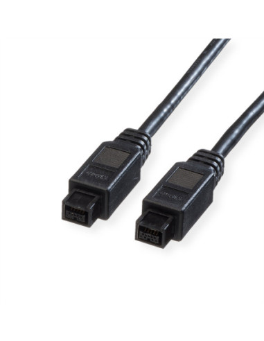 Kabel ROLINE IEEE 1394b / IEEE 1394, 9/9-stykowy, czarny, 1,8 m