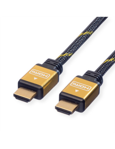 Kabel ROLINE GOLD HDMI HighSpeed z Ethernetem, M-M, 1,5 m