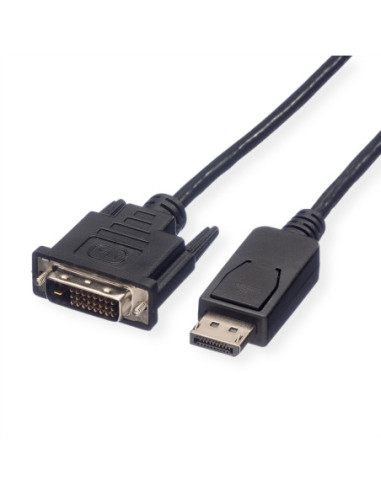 ROLINE Kabel DisplayPort męski DP - DVI męski (24+1), czarny, 2 m