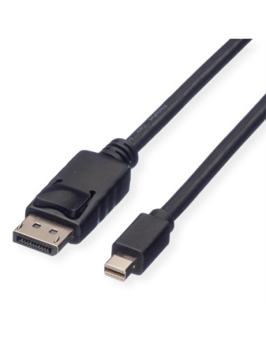 Kabel ROLINE DisplayPort, DP M - Mini DP M, czarny, 1 m
