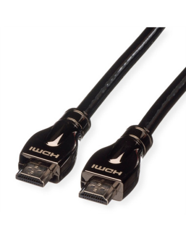 ROLINE Kabel HDMI Ultra HD z Ethernetem, M/M, zwart, 15 m