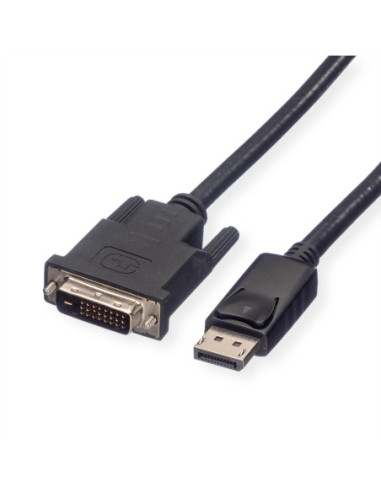 ROLINE DisplayPort Kabel DP męski - DVI męski (24+1), LSOH, czarny, 3 m