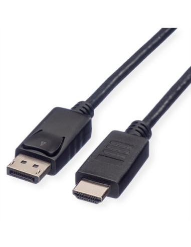 ROLINE Kabel DisplayPort DP - HDMI, M/M, czarny, 2 m