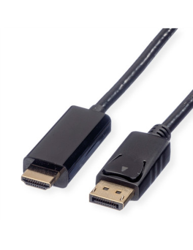 ROLINE Kabel DisplayPort DP - UHDTV, M/M, czarny, 1 m