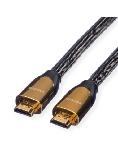 Kabel ROLINE PREMIUM HDMI Ultra HD z Ethernetem, M/M, zwart, 3 m