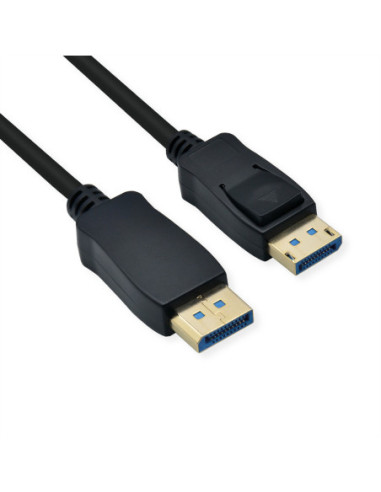 Kabel ROLINE DisplayPort, v2.0, DP M - M, czarny, 1 m