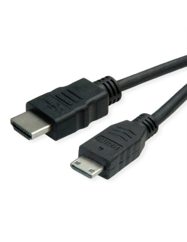 ROLINE GREEN Kabel HDMI High Speed z Ethernetem, HDMI męski - Mini HDMI męski, 2 m