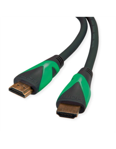 Kabel ROLINE GREEN ATC 8K HDMI Ultra HD z Ethernetem, M/M, zwart, 1 m